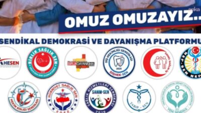 Sağlık ve sosyal hizmetler alanında faaliyet gösteren 11 sendika, ortak