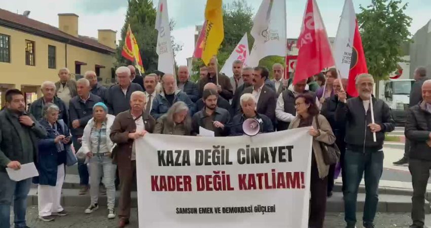Samsun Emek ve Demokrasi Güçleri, Soma’da 5 maden işçisinin yaşamını