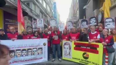 Devrimci 78’liler Derneği Samsun Şubesi, Necdet Adalı’yı idam edilişinin 46'ncı