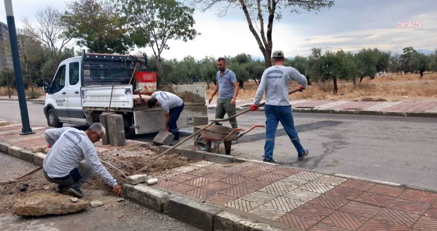 Şehzadeler Belediyesi, farklı kurumların altyapı çalışmaları nedeniyle zarar gören yol