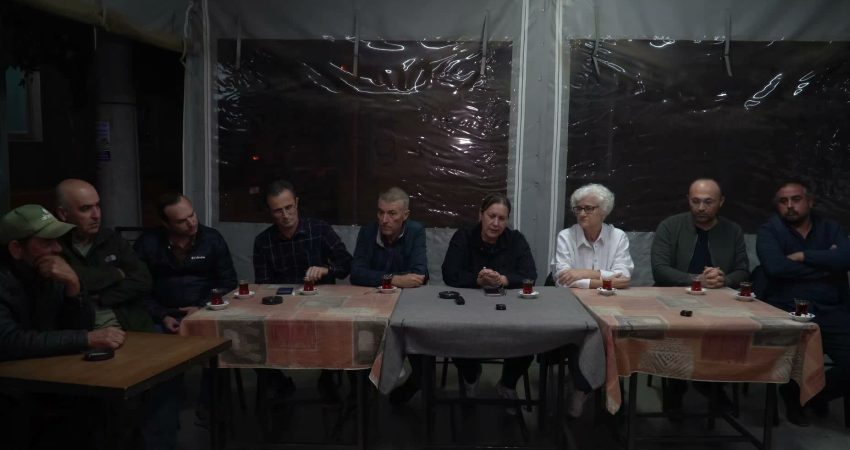 Selçuk’a bağlı Gökçealan köyünde planlanan jeotermal kaynak arama sondajlarına karşı