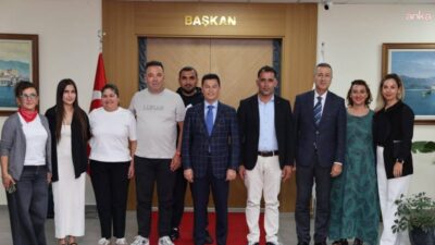 Selimiye Mahallesi Muhtarı Kıvanç Akgül ve beraberindeki heyet, 2. Marmaris