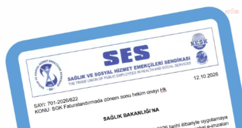 SES’ten hekimlere getirilen MEDULA onay yükümlülüğüne itiraz: Hekimlerin görevi olmayan fatura onay sistemi kaldırılmalı Sağlık ve Sosyal Hizmet Emekçileri Sendikası (SES), Sağlık Bakanlığı'na bağlı