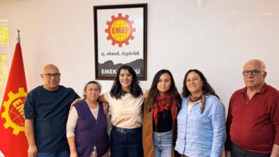EMEP Genel Başkan Yardımcısı Sevda Karaca, Akbelen savunucularıyla partisinin genel