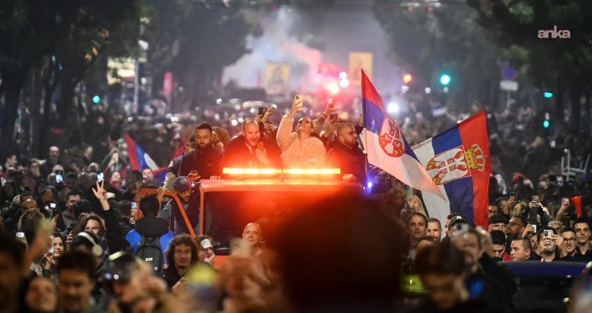 Sırbistan'da yaklaşık iki yıldır devam eden öğrenci protestolarının ardından düzenlenen