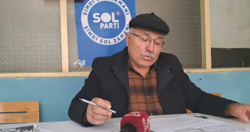 SOL Parti Artvin İl Yöneticisi Elyesa Uygun, emekli maaşlarına yapılacak