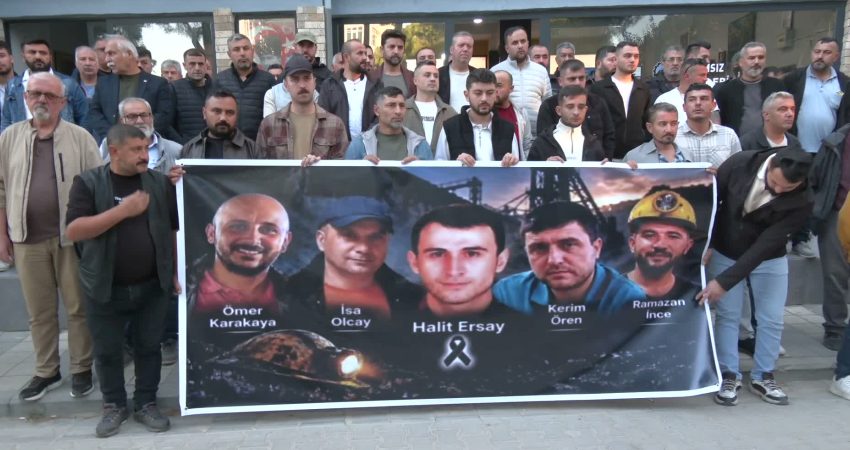 Manisa’nın Soma ilçesinde maden ocağında meydana gelen göçükte 5 madencinin