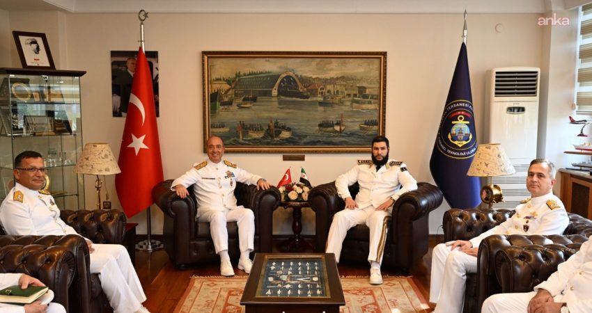 Suriye Deniz Kuvvetleri Komutanı Tuğgeneral Muhammed El Suud ve beraberindeki