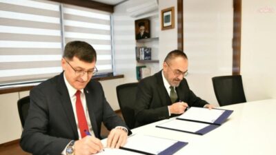 Kütahya Belediye Başkanı Eyüp Kahveci ile TBB Genel Sekreteri Suat