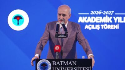 TBMM Başkanı Numan Kurtulmuş, Batman'da yaptığı konuşmada, "Terörsüz bölgenin olmasıyla