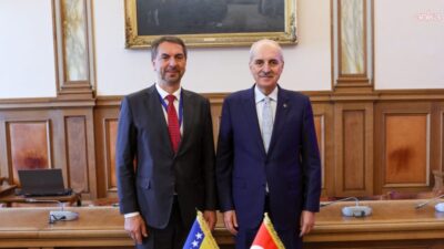 TBMM Başkanı Numan Kurtulmuş, Avrupa Parlamento Başkanları Konferansı dolayısıyla bulunduğu