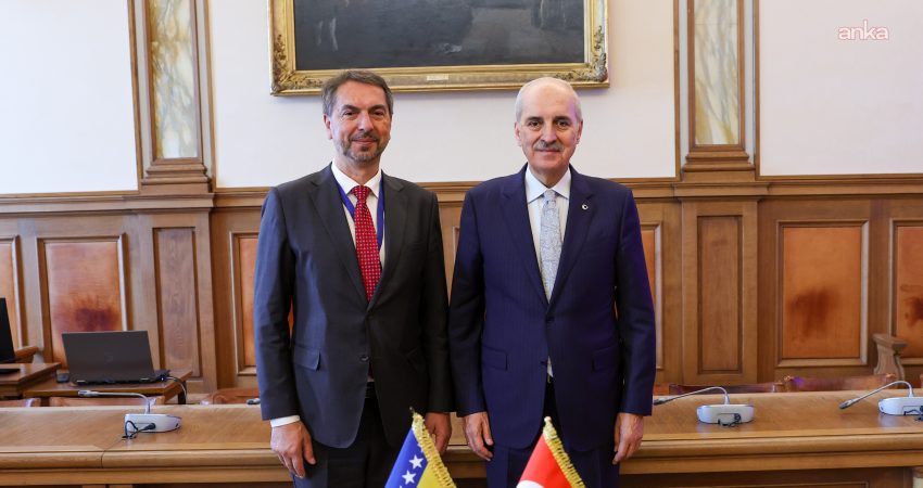 TBMM Başkanı Numan Kurtulmuş, Avrupa Parlamento Başkanları Konferansı dolayısıyla bulunduğu