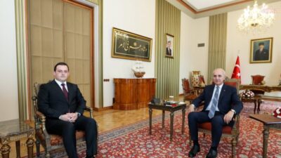 TBMM Başkanı Numan Kurtulmuş, Kuzey Makedonya Devlet Bakanı ve Türk Demokratik