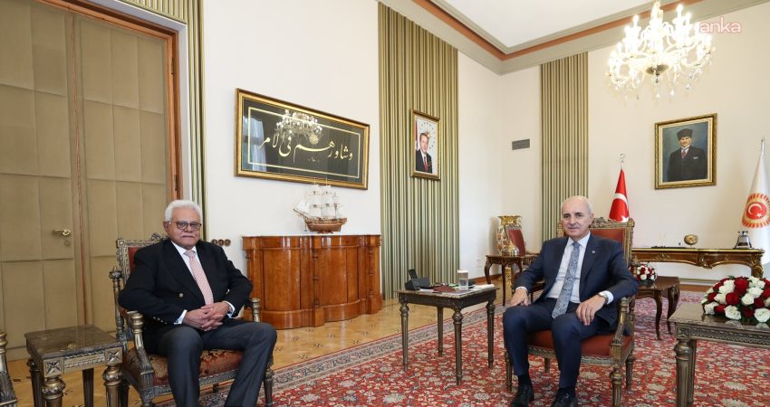 TBMM Başkanı Numan Kurtulmuş, Pakistan’ın Ankara Büyükelçisi Yousaf Junaid’i kabul