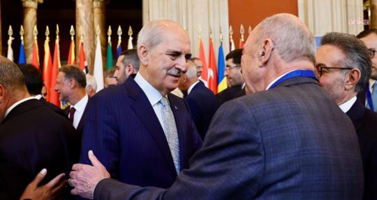 TBMM Başkanı Numan Kurtulmuş, Ürdün Senatosu Başkanı Faisal Al Fayez
