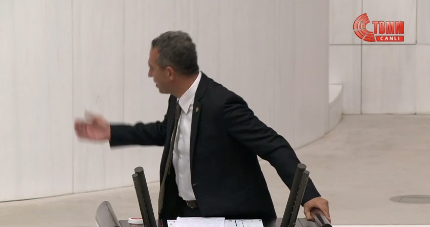 YENİ Parti İzmir Milletvekili Ümit Özlale, TBMM Genel Kurulu'nda Cumhurbaşkanı