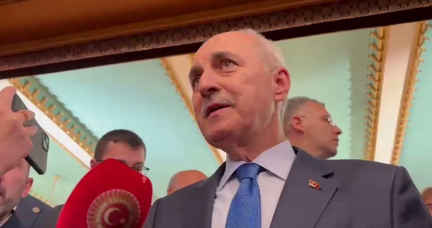 TBMM Başkanı Numan Kurtulmuş, "6 Ekim'de Meclis başladığında Meclis'te yedi