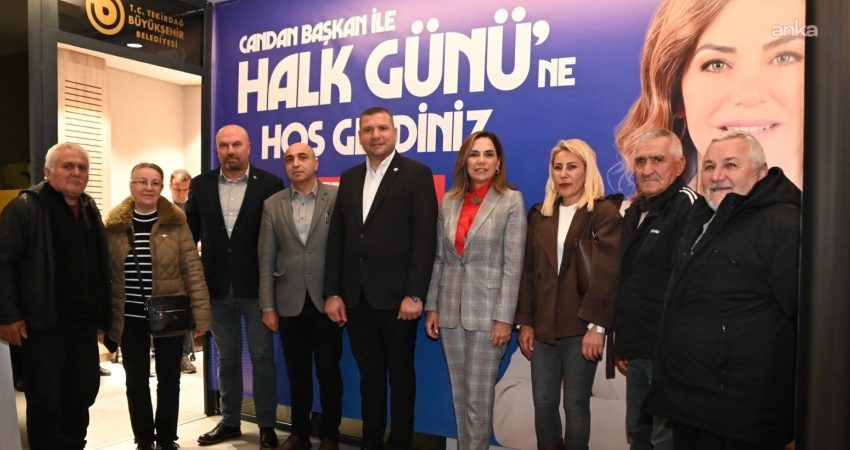 Tekirdağ Büyükşehir Belediye Başkanı Candan Yüceer, "Halk Günü" buluşmaları kapsamında