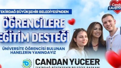 Tekirdağ Büyükşehir Belediyesi, 2026-2027 eğitim öğretim yılında üniversite öğrencilerine yönelik