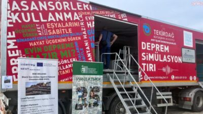 Tekirdağ Büyükşehir Belediyesi’nin Deprem Simülasyon TIR’ı, Türkiye, Yunanistan ve Bulgaristan
