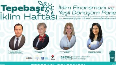 Tepebaşı Belediyesi, COP31 öncesinde iklim gündemini kentin dört bir yanına