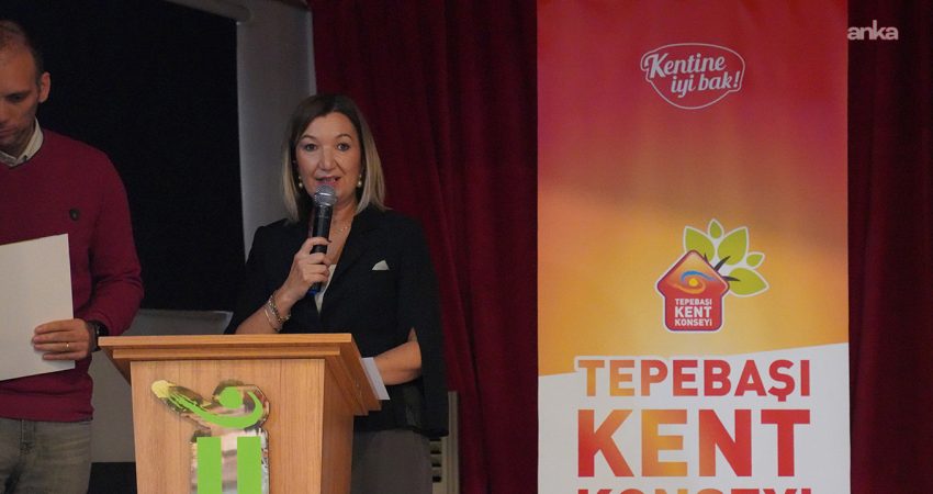 Tepebaşı Kent Konseyi’nin ilk genel kurulunda yapılan seçimde Hatice Canan