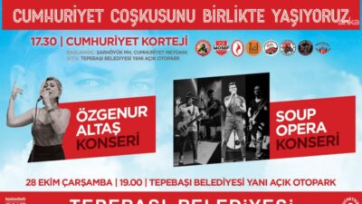 Tepebaşı Belediyesi, 29 Ekim Cumhuriyet Bayramı’nı konserler, EKO-ŞOV ve Cumhuriyet