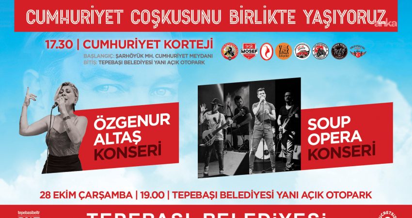 Tepebaşı Belediyesi, 29 Ekim Cumhuriyet Bayramı’nı konserler, EKO-ŞOV ve Cumhuriyet