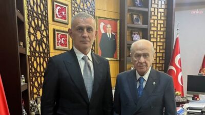 Türkiye Futbol Federasyonu (TFF) Başkanı İbrahim Ethem Hacıosmanoğlu, MHP Genel