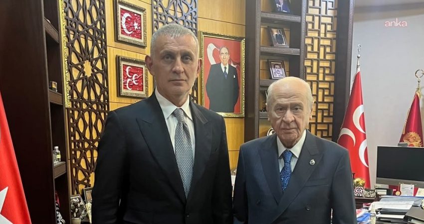 Türkiye Futbol Federasyonu (TFF) Başkanı İbrahim Ethem Hacıosmanoğlu, MHP Genel
