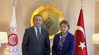 Ticaret Bakan Yardımcısı Mustafa Tuzcu, İspanya Ankara Büyükelçisi María Cristina