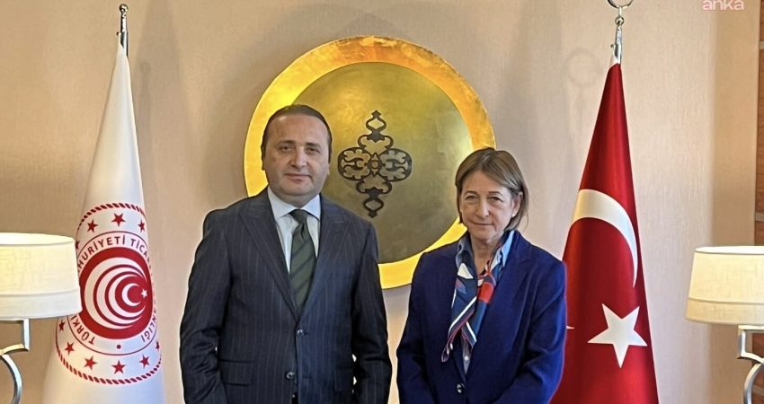 Ticaret Bakan Yardımcısı Mustafa Tuzcu, İspanya Ankara Büyükelçisi María Cristina