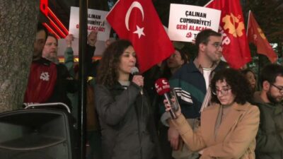 Türkiye Komünist Partisi (TKP) tarafından Ankara’da "Çalınan Cumhuriyeti Geri Alacağız"