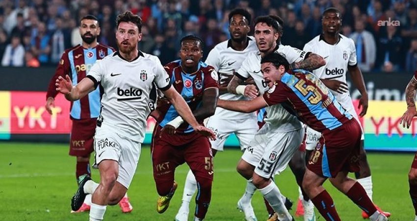 Trabzonspor, Trendyol Süper Lig'in 8. haftasının kapanış maçında Beşiktaş'ı 2-0