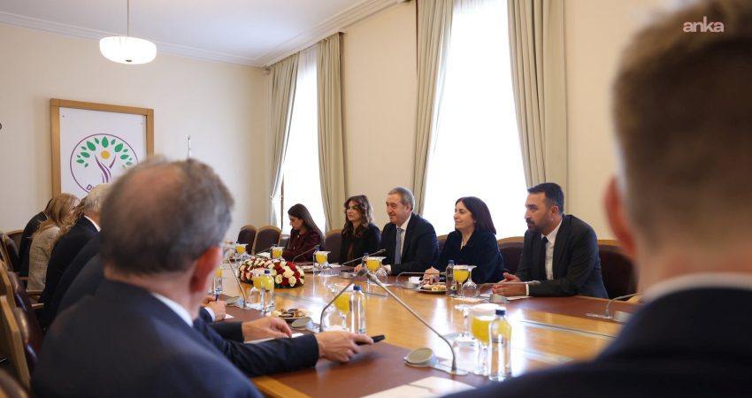 DEM Parti Eş Genel Başkanı Tuncer Bakırhan, Lüksemburg Temsilciler Meclisi