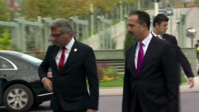Cumhurbaşkanı Recep Tayyip Erdoğan, Cumhurbaşkanlığı'nda düzenlenen Türk Devletleri Teşkilatı 13.
