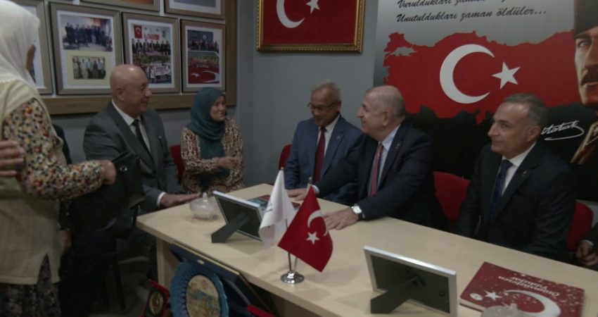 Zafer Partisi Genel Başkanı Ümit Özdağ, Antalya Şehit Aileleri ve