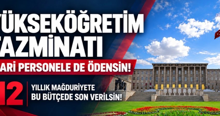 Üniversite İdari Personel Sendikası'nın (ÜNİPERSEN) açıklamasında, üniversitelerde görev yapan idari