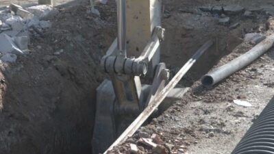 Urla’da İZSU Genel Müdürlüğü tarafından taşkın riskini azaltmak için yürütülen
