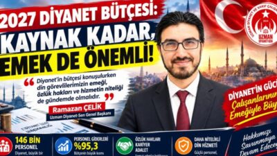 Uzman Diyanet-Sen Genel Başkanı Ramazan Çelik, Diyanet İşleri Başkanlığı için