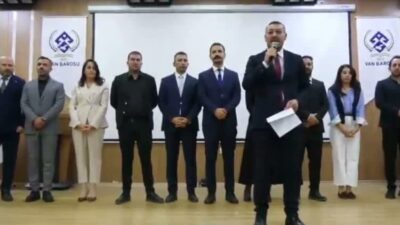 Van Barosu’nun 30’uncu Olağan Genel Kurulu’nda yapılan başkanlık seçiminde mevcut