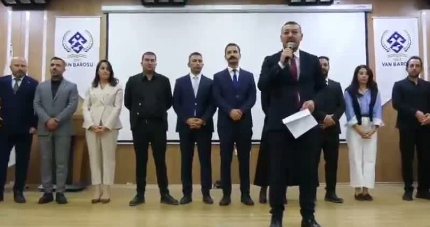 Van Barosu’nun 30’uncu Olağan Genel Kurulu’nda yapılan başkanlık seçiminde mevcut