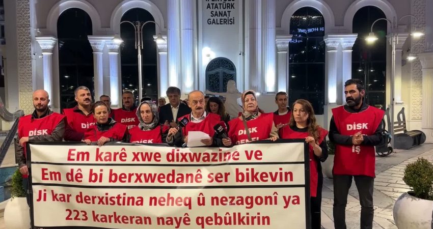 Van Büyükşehir Belediyesi tarafından işten çıkarılan 223 işçinin "İşimizi geri