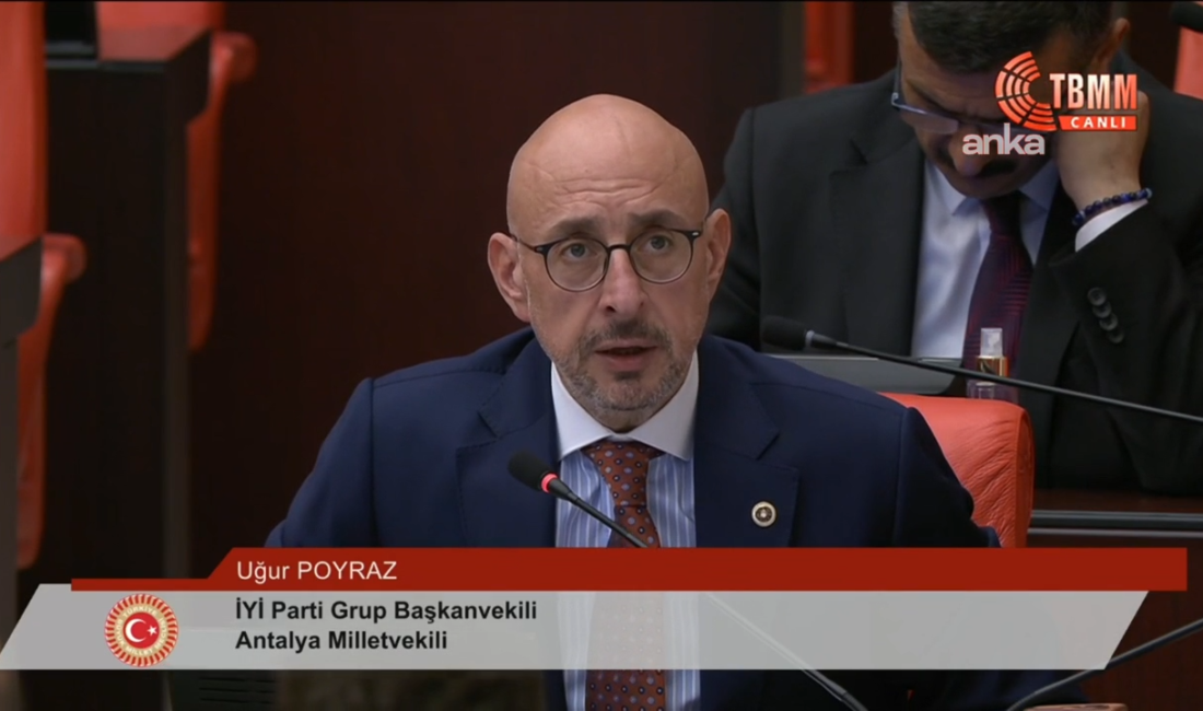 İYİ Parti Grup Başkanvekili Uğur Poyraz, kamuoyunda "fon krizi" olarak