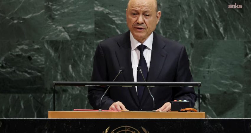 Yemen Başkanlık Konseyi Başkanı Reşad el-Alimi, Husilerin kontrolündeki bölgelerin geri