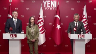 DEM Parti Eş Genel Başkanları Tülay Hatimoğulları ve Tuncer Bakırhan,