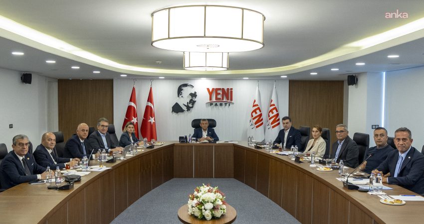 YENİ Parti’nin borsadaki fon krizi sonrasında oluşturulan kriz masası bugün