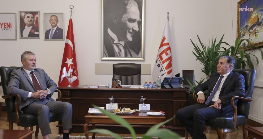  YENİ Parti Grup Başkanvekili Murat Emir, Norveç Büyükelçisi Andreas Gaarder