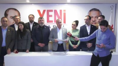 YENİ Parti kurucu İstanbul İl Başkanı Özgür Çelik, tek aday