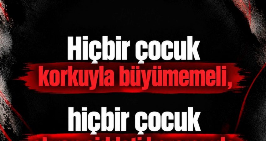 YENİ Parti Kadın Kolları, Arnavutköy'de yaşanan olayla ilgili “Çocukları yalnızca
